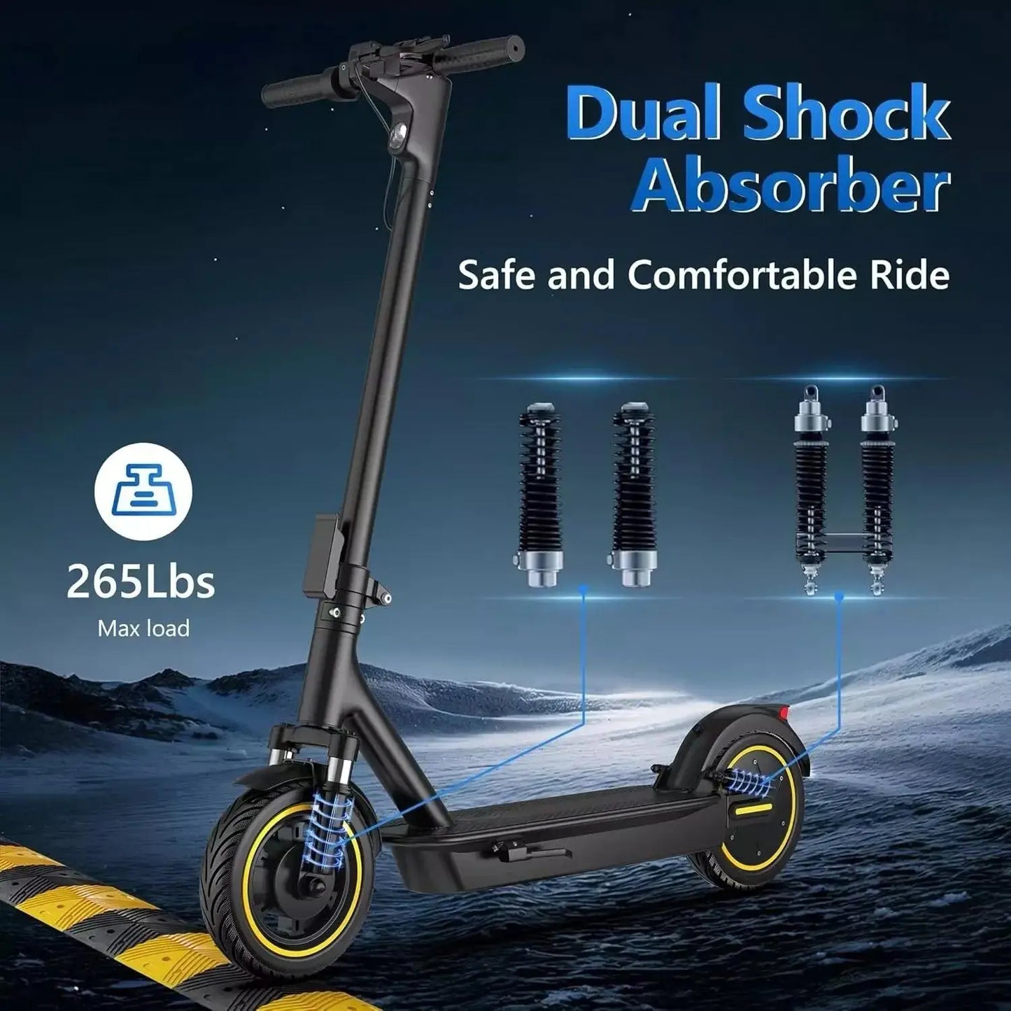 AOVOPRO ESMAX 500W Electric Scooter Unisex Foldable 40 to 60km
