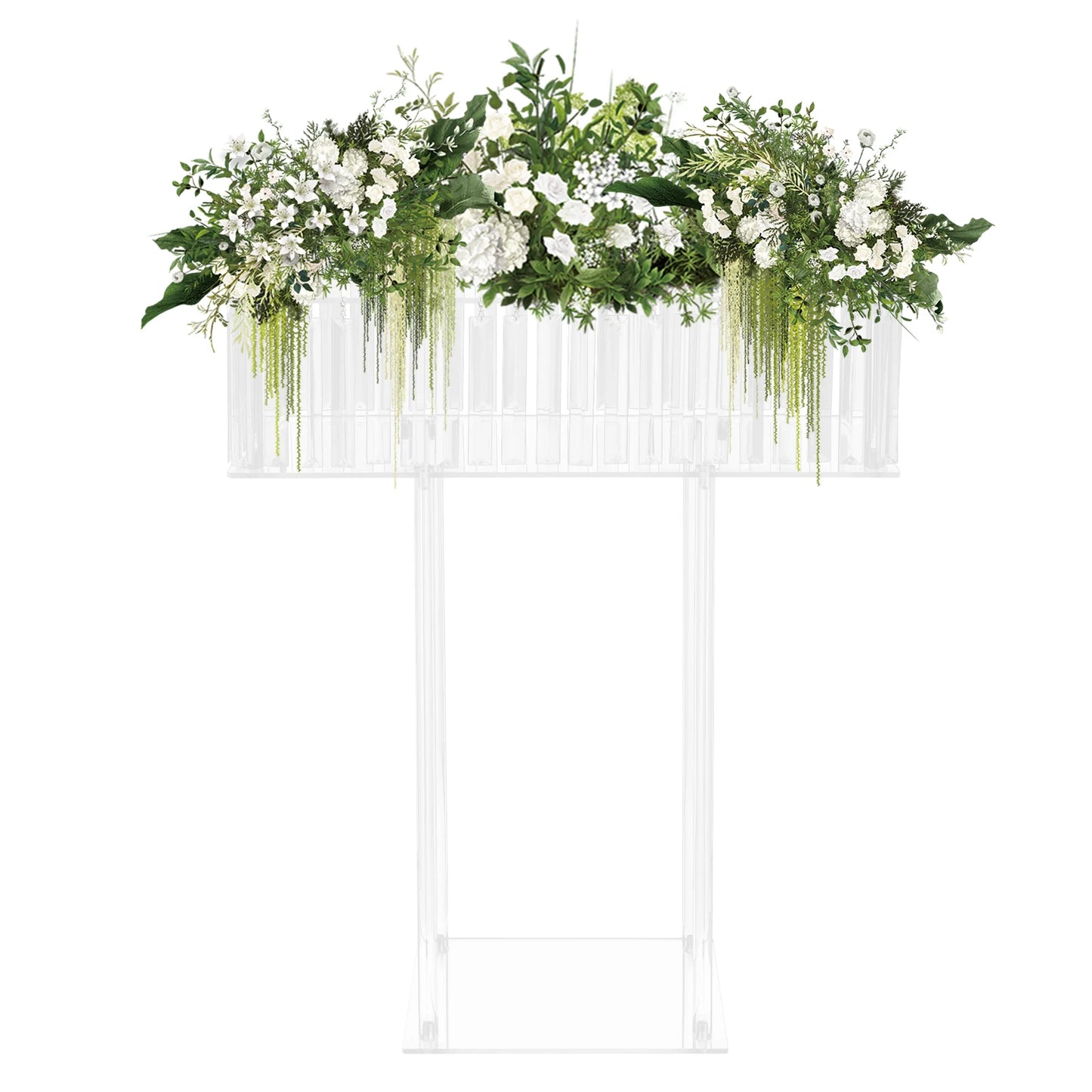 Bymaocar Crystal Flower Stand for Wedding Centerpieces and Displays