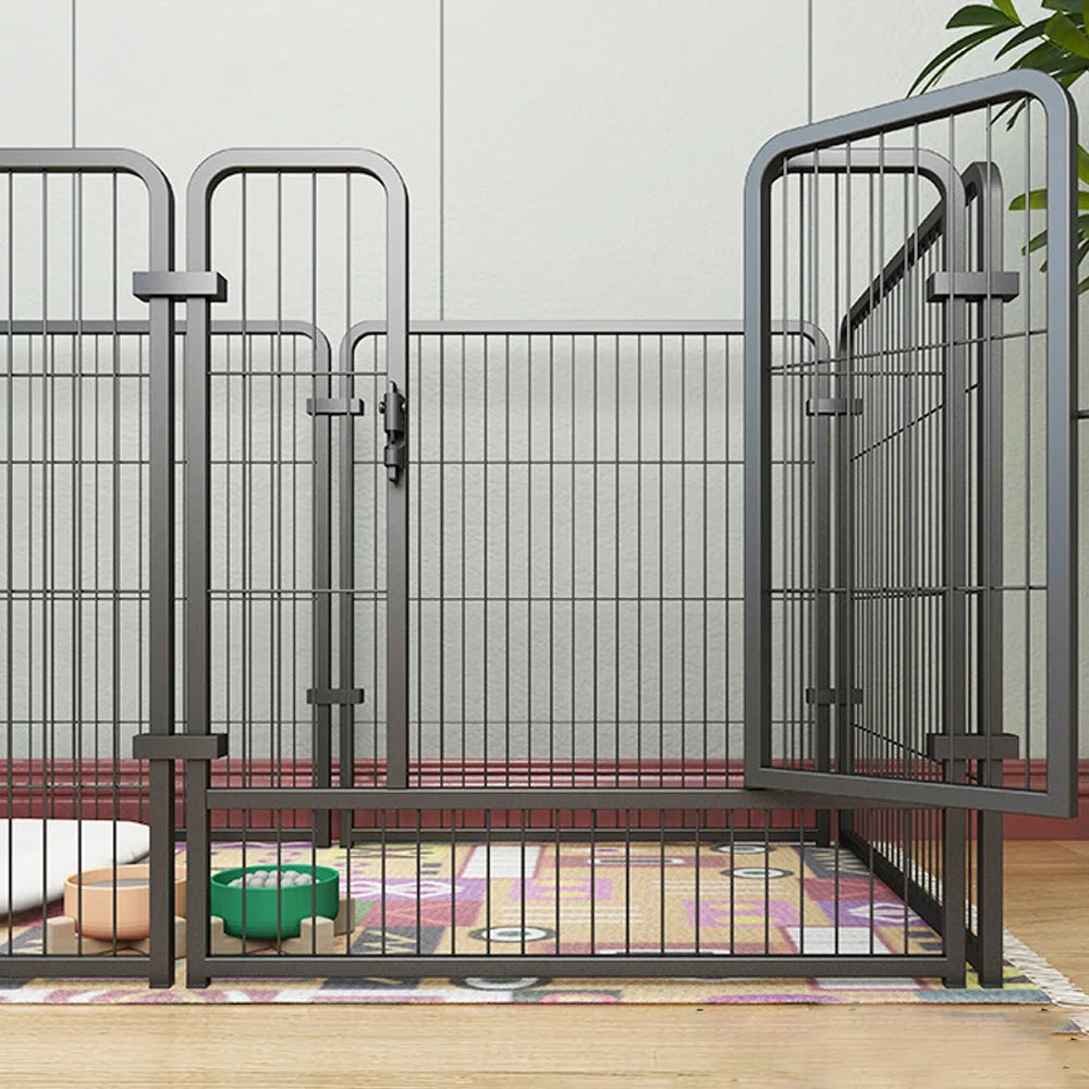 Foldable Four To Six Panels Dog Fence Playpen Heavy Duty Pet Cage
