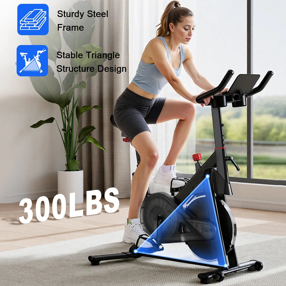 Superun Magnetic Resistance Exercise Bike for Home Workouts