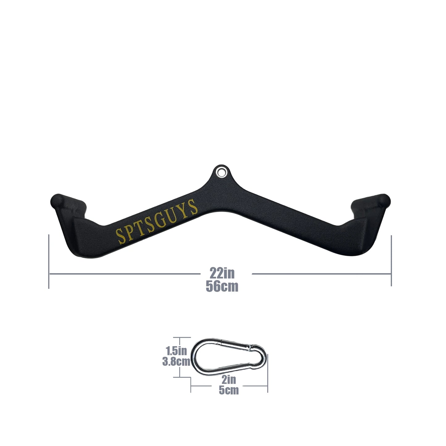 MARSAFIT Lat Pulldown Bar For Cable Pulley System Back Tricep