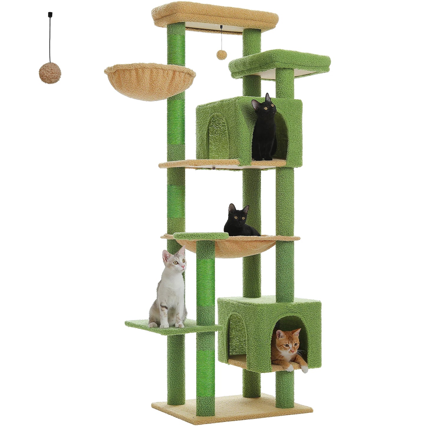 PAWZ Road Multi-Level Cat Tree Tower for Indoor Cats