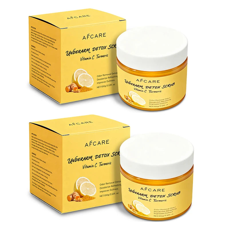 AFCARE Underarm Detox Scrub Turmeric Vitamin C For Dark Spots