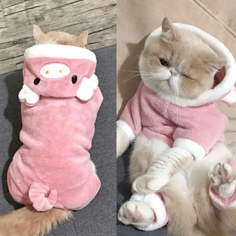 Soft Fleece Dog Jumpsuit For Small Dogs And Puppies